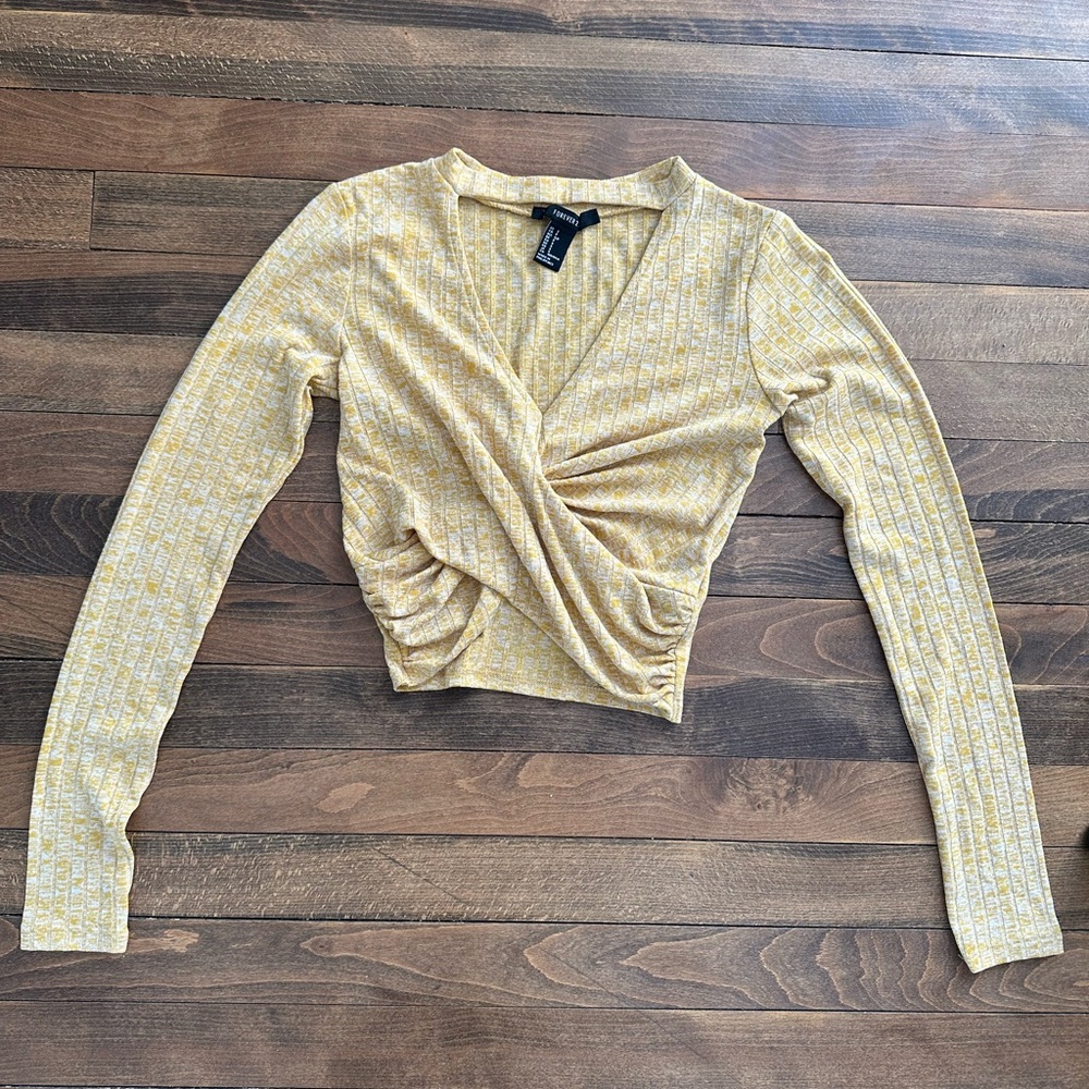 Cropped Wrap Top
